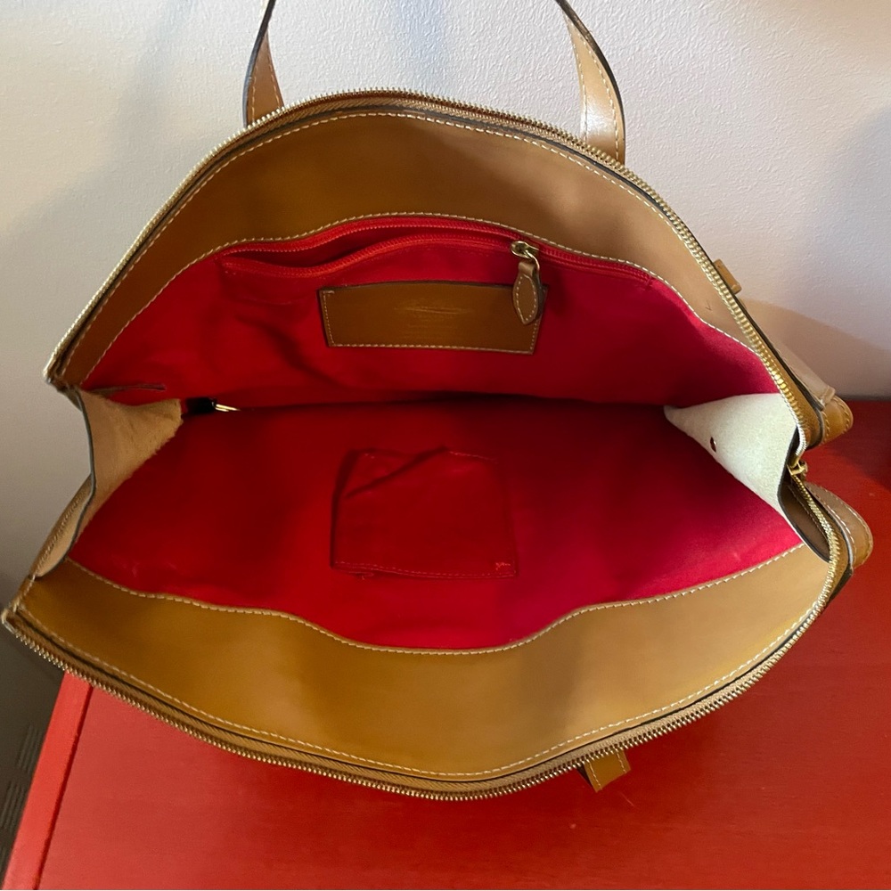 Boldrini Selleria Brown Leather Satchel Classic Elegance - Picture 4 of 10